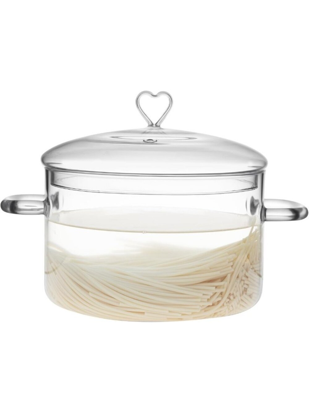 3L Glass Cooking Pot with Lid - Durable, Heat-Resistant, Perfect for Stews